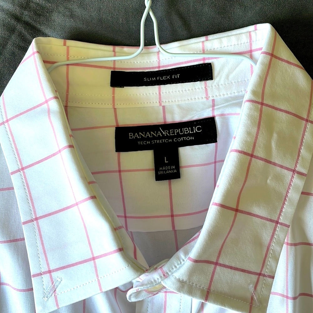 Banana Republic Tech Stretch Cotton Slim Flex